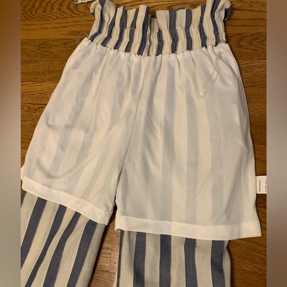 NWT striped high-rise cotton pants size S - Picture 12 of 15